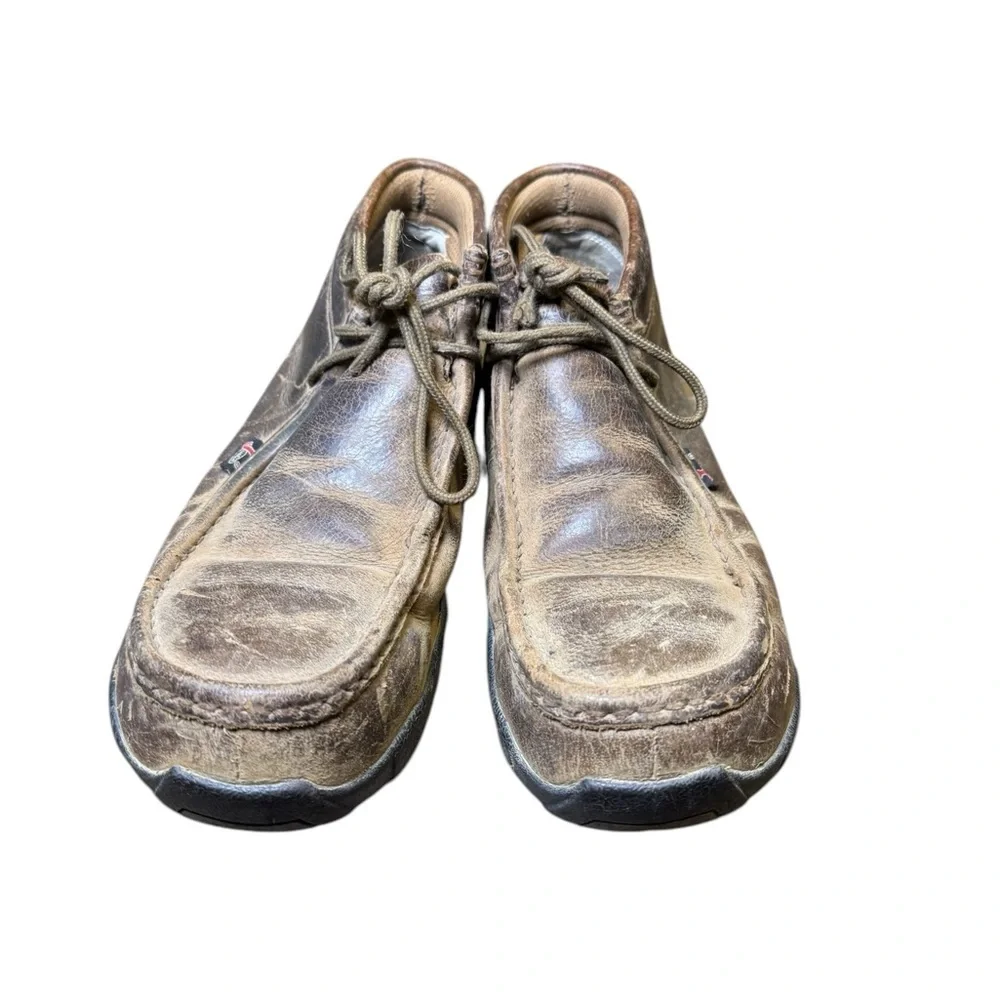 👢 Justin 235‎ Cappie Steel Toe Chukka Boots Brown Men’s 8M ✨